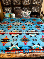 Midwestern Cozy Reversible Queen Blanket
