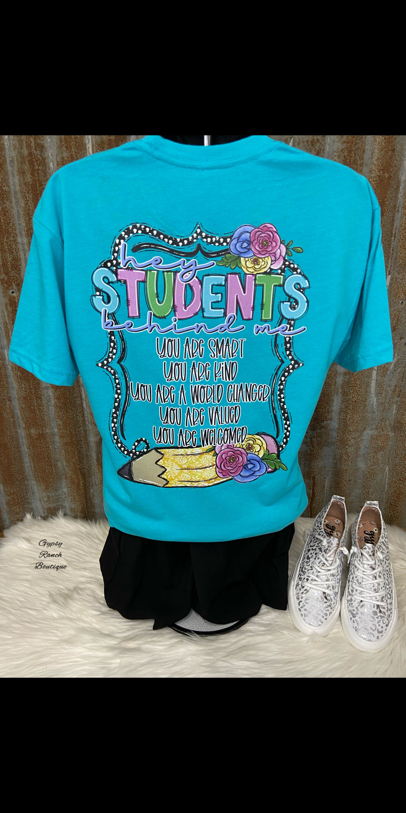 Hey Students Behind Me Tee - Also in Plus Size