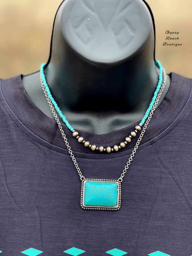 Farwell Bar or Beaded Navajo Pearl Necklace
