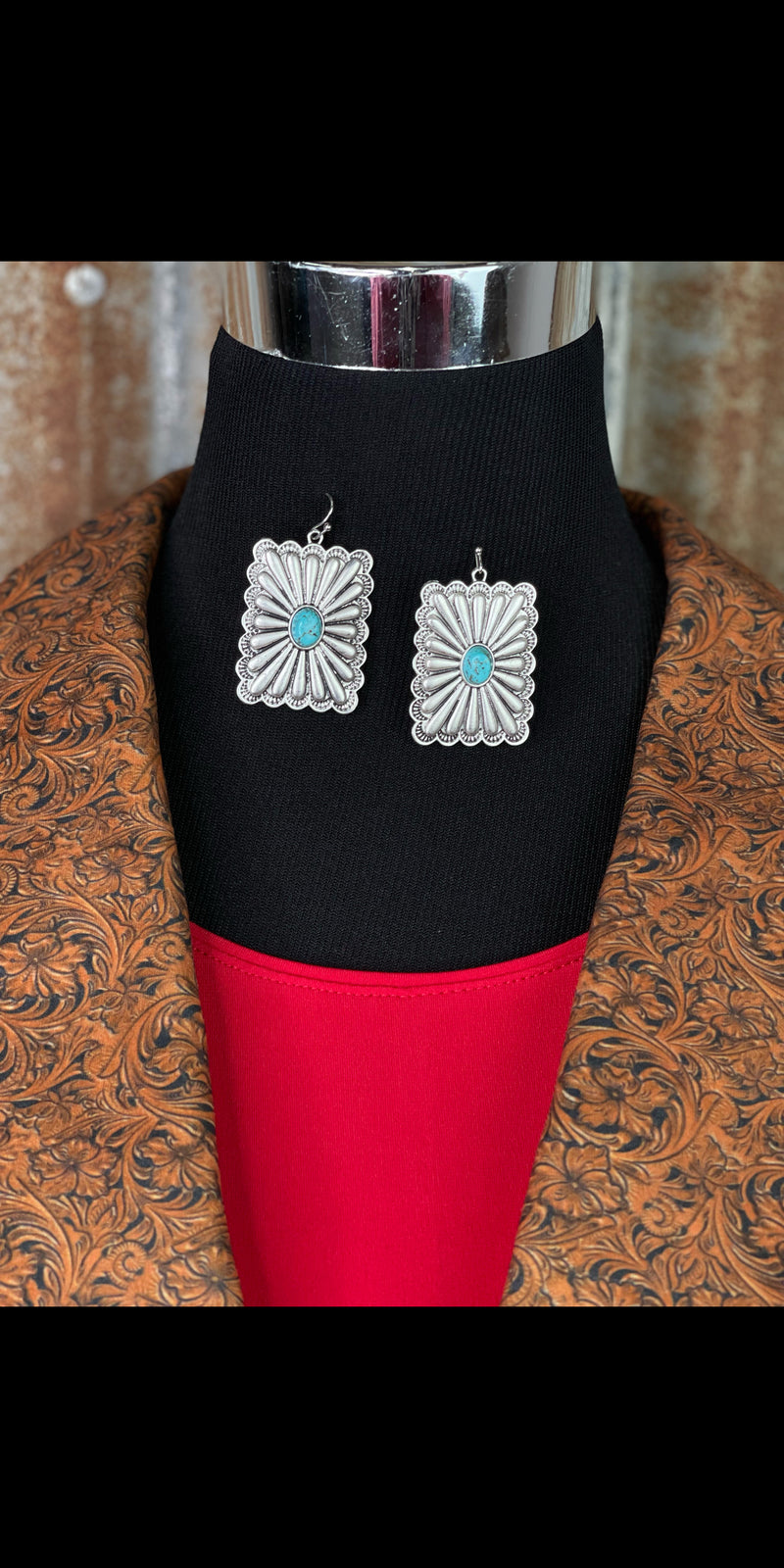 Saginaw Concho Earrings