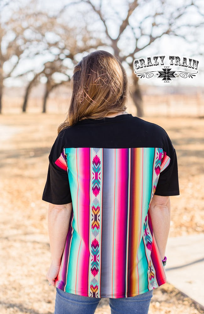 Back at It Serape Top - Also in Plus Size