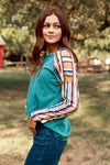 In The Breeze Serape Top - Also in Plus Size