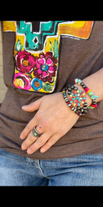 Maverick Multi Color Stretchy Bracelet Set