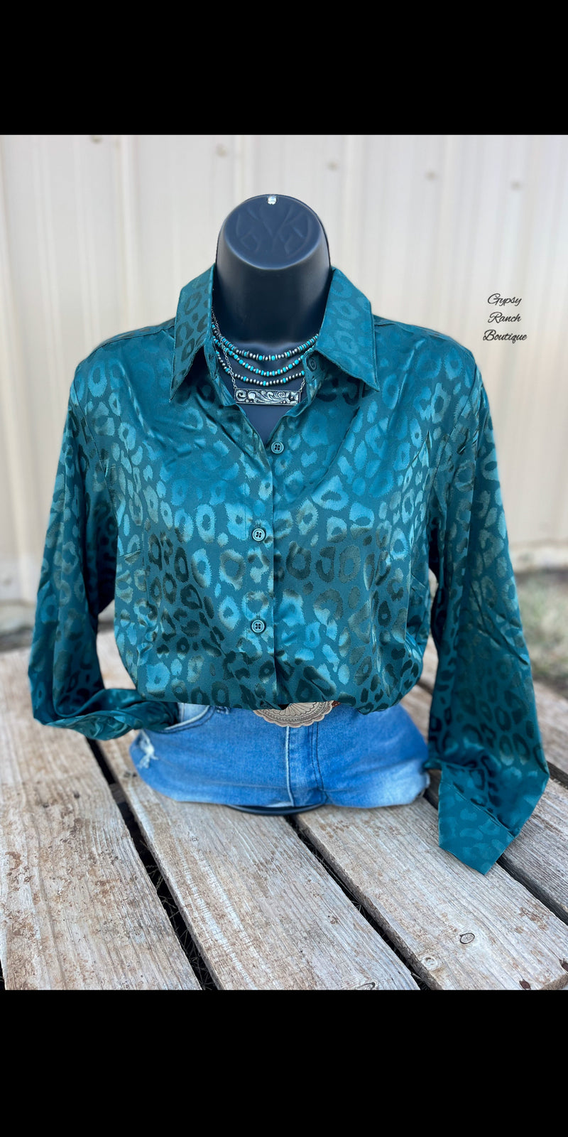 Emerald City Leopard Top - Also in Plus Size