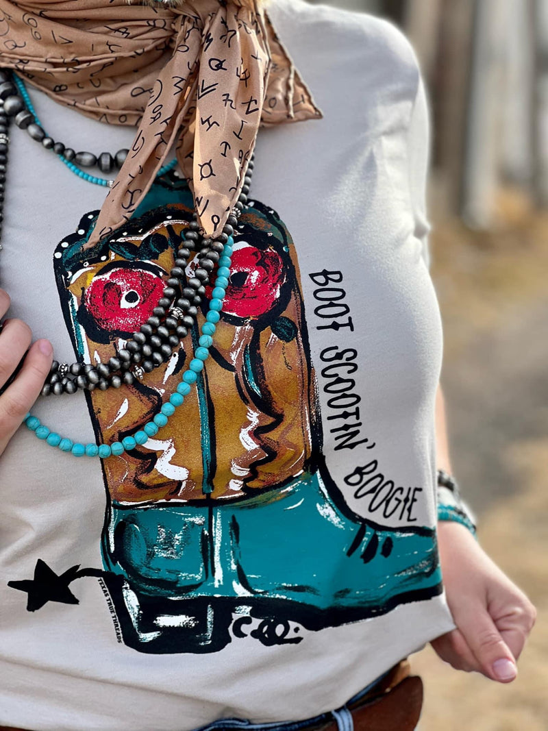 Fort Worth Boots Tee - Also in Plus Size
