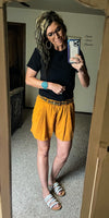 Finley Mustard Shorts