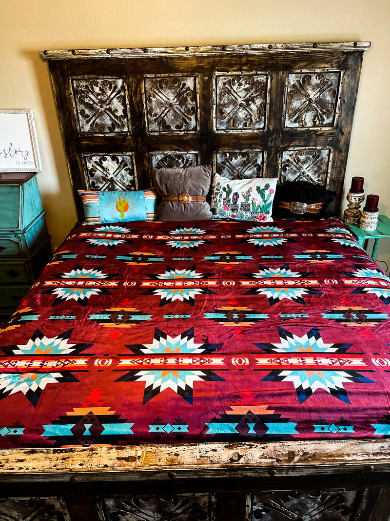 Midwestern Cozy Reversible Queen Blanket