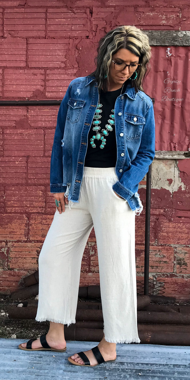 My Go To Cream Pants - Also in Plus Size