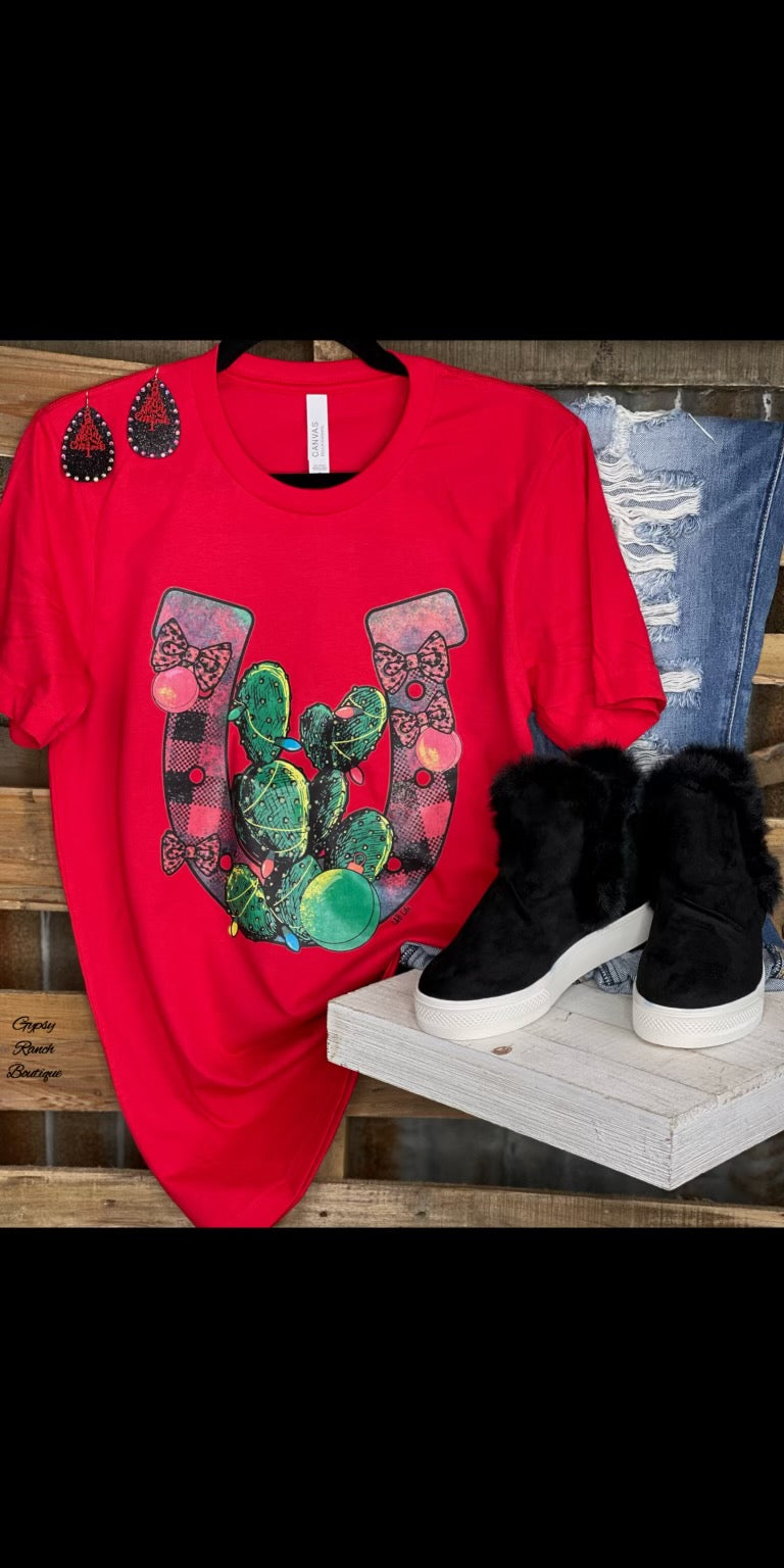 Christmas Cactus Top - Also in Plus Size