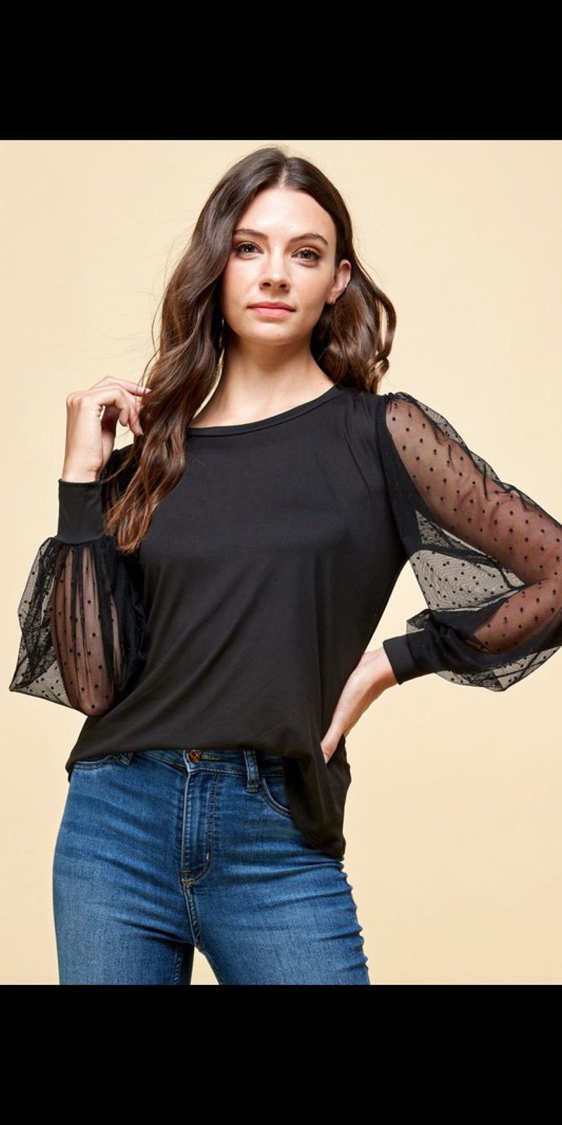 Madi D Black Top