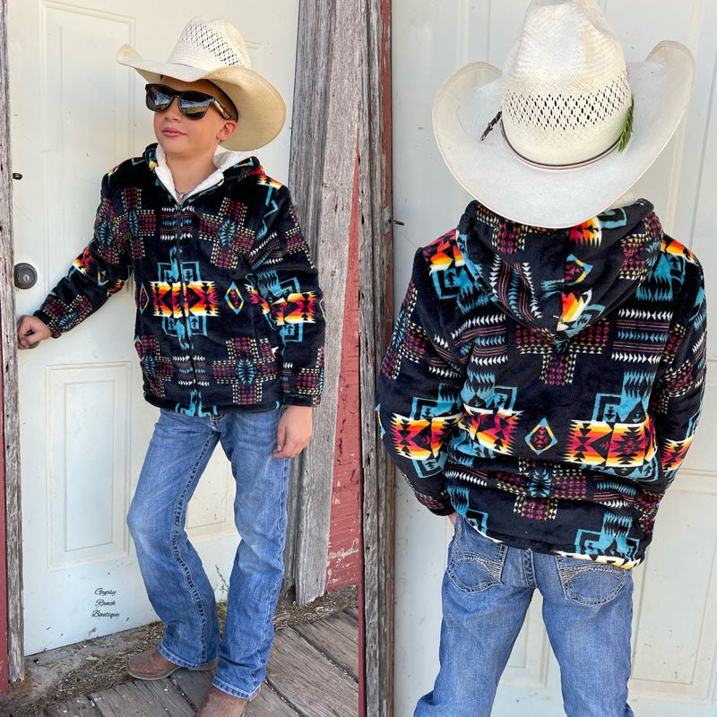 Dublin Kids Softest Aztec Jacket