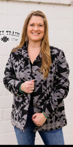 Comanche Aztec Jacket - Also in Plus Size