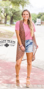 Spot On Leopard Vest  - Also in Plus Size