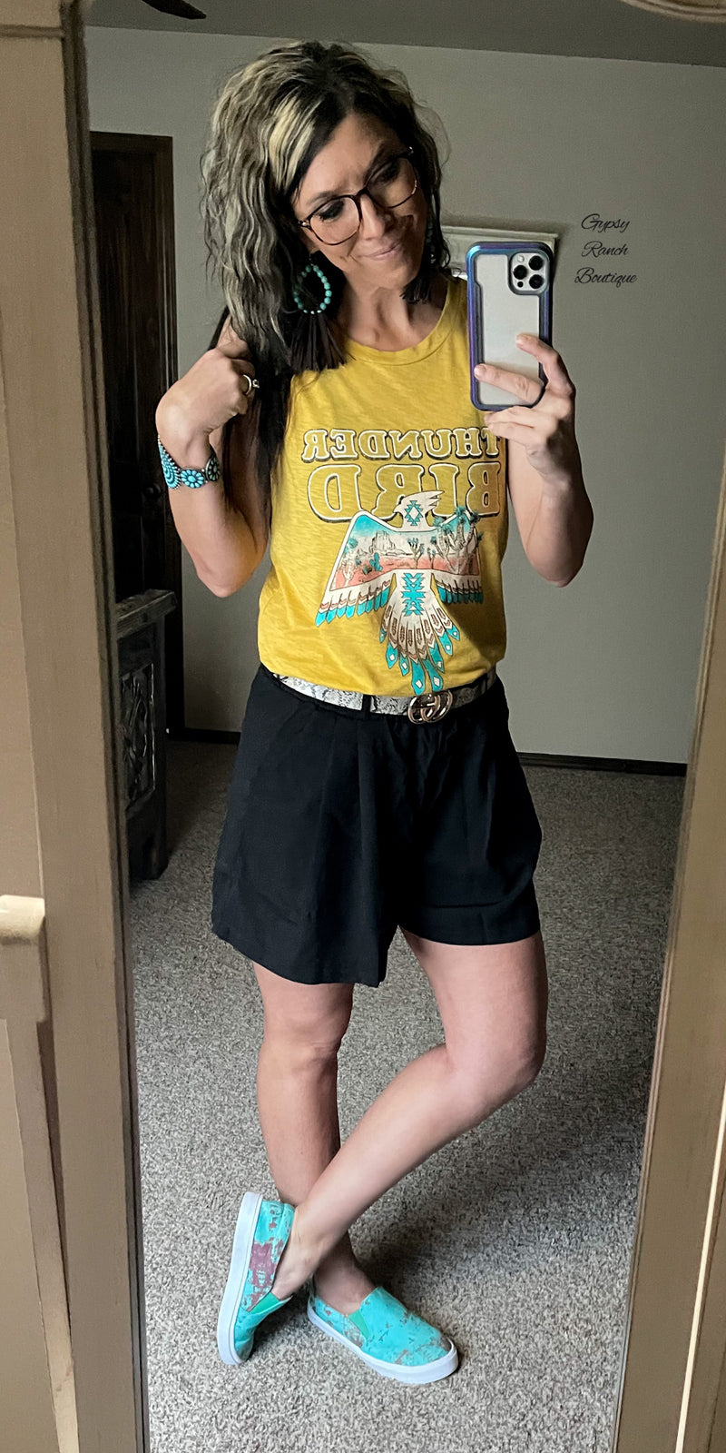 Kenna Black Shorts