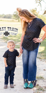 Mommy & Me Brand Your Cattle Top - Also in Plus Size