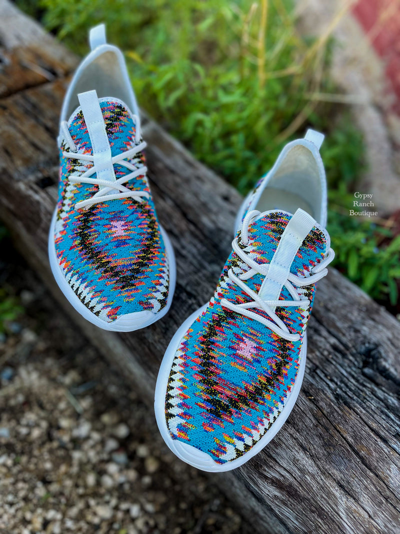 The Brigham Turquoise Gypsy Jazz Shoes