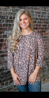 Vintage Leopard Top - Also in Plus Size