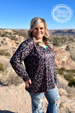 Better Than One Reversible Leather & Serape Top - Also in Plus Size