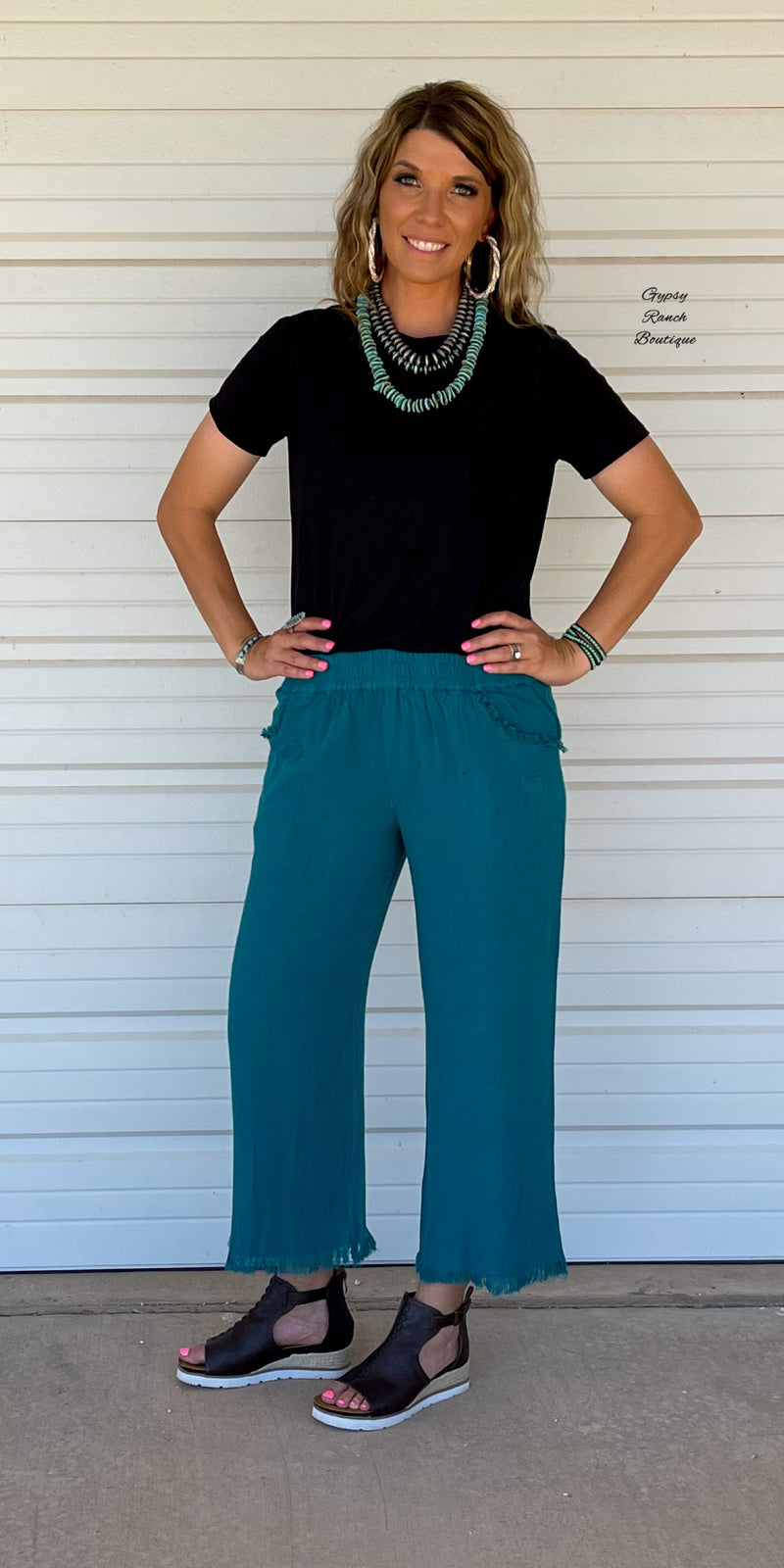 My Favorite Teal Pants - Also in Plus Size