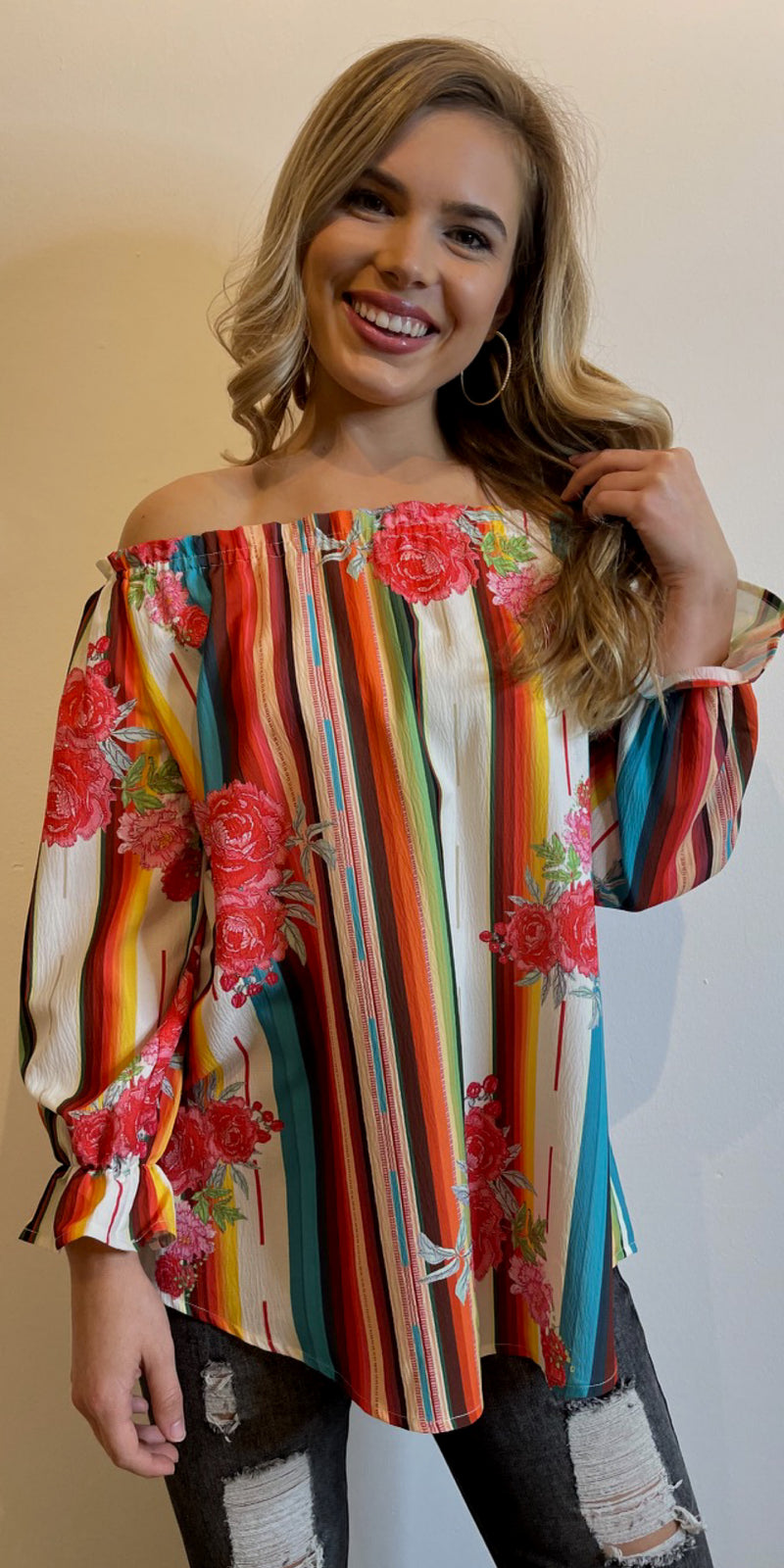 Stormy Serape Top - Also in Plus Size