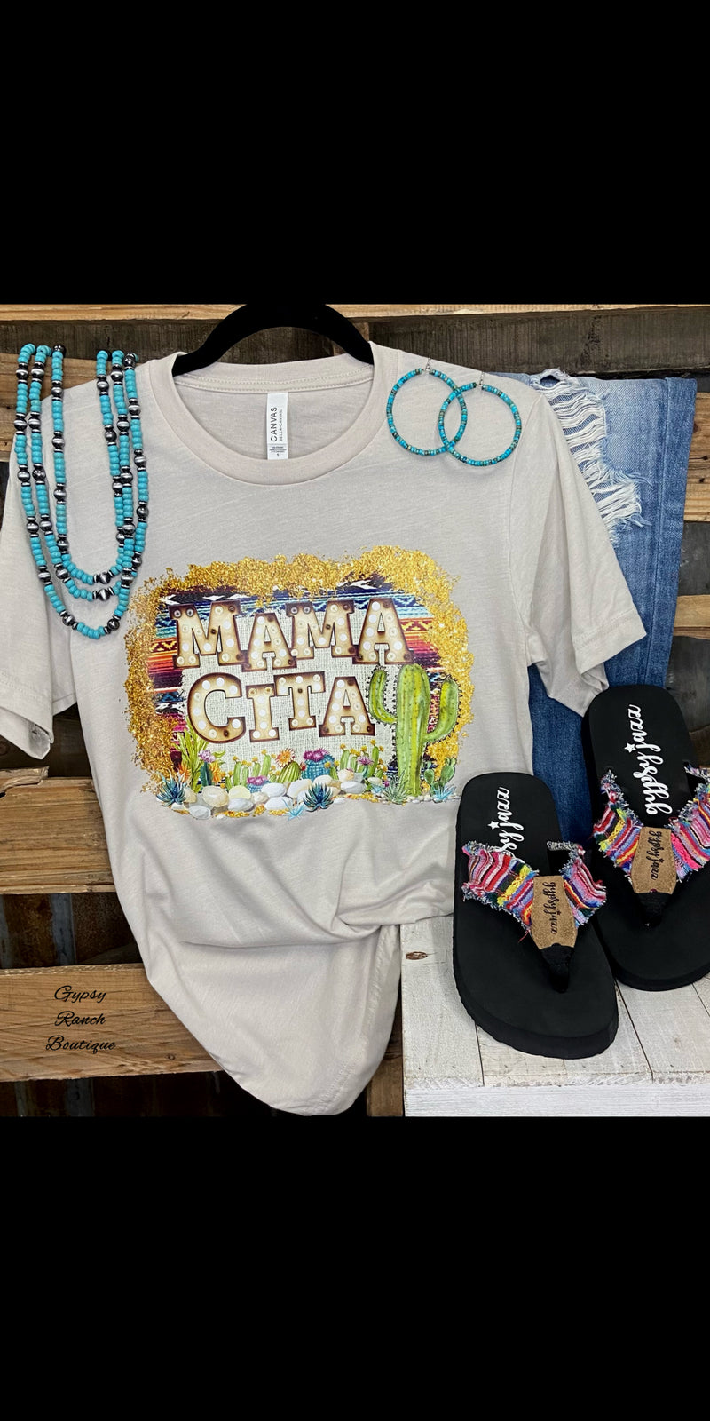 MaMaCita Serape & Marquee Top - Also in Plus Size