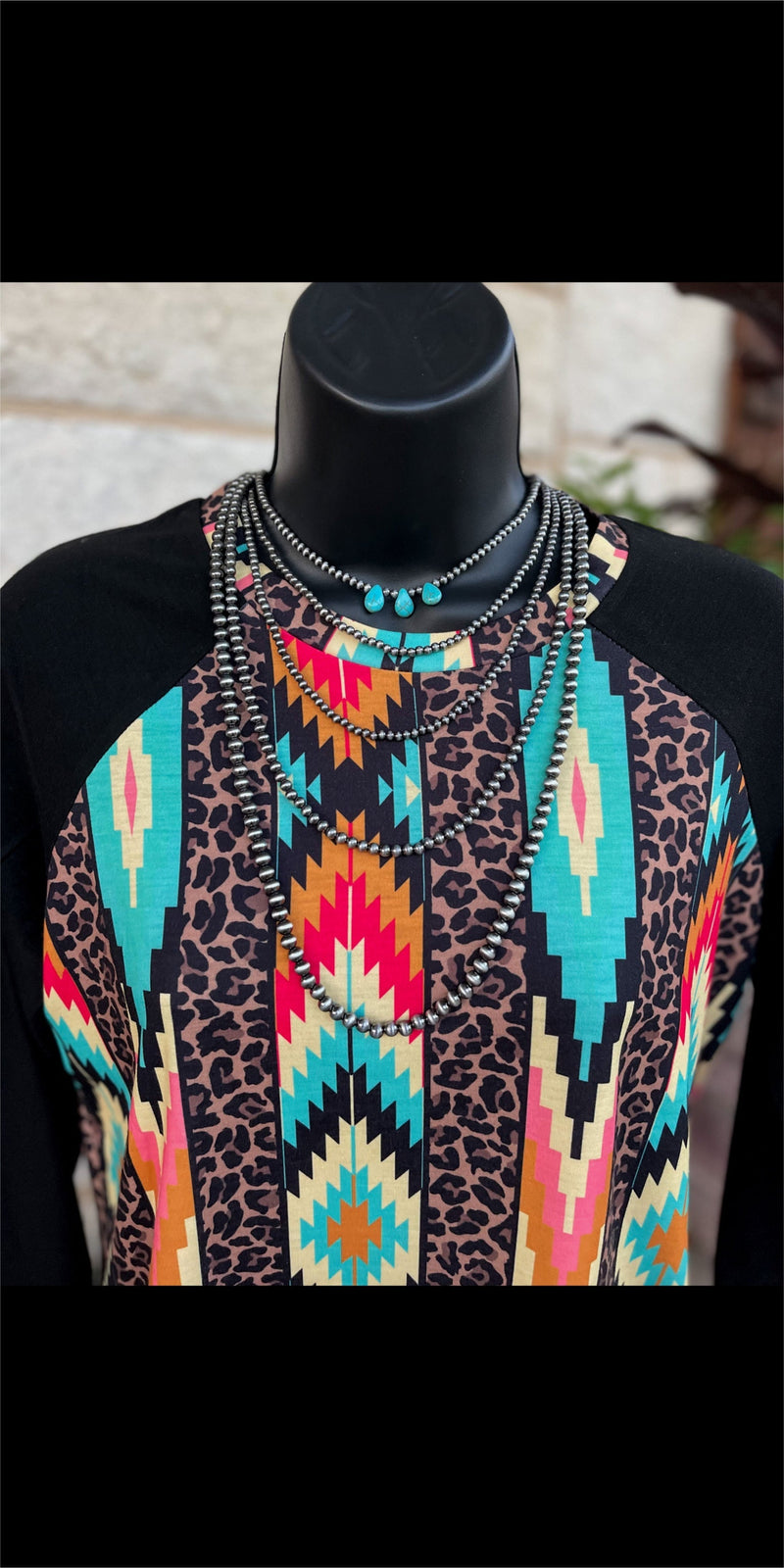 Riggen Rae Turquoise & Navajo Pearl Necklace