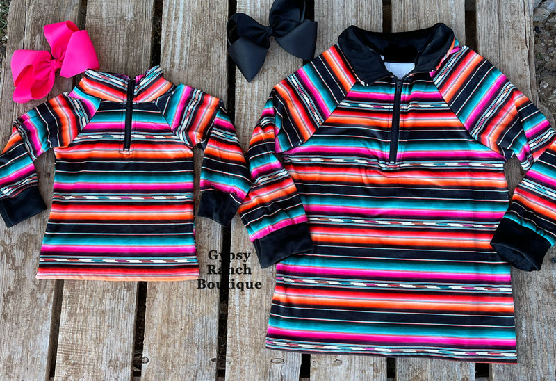 Kids Lennox SOFT Serape Pullover Top