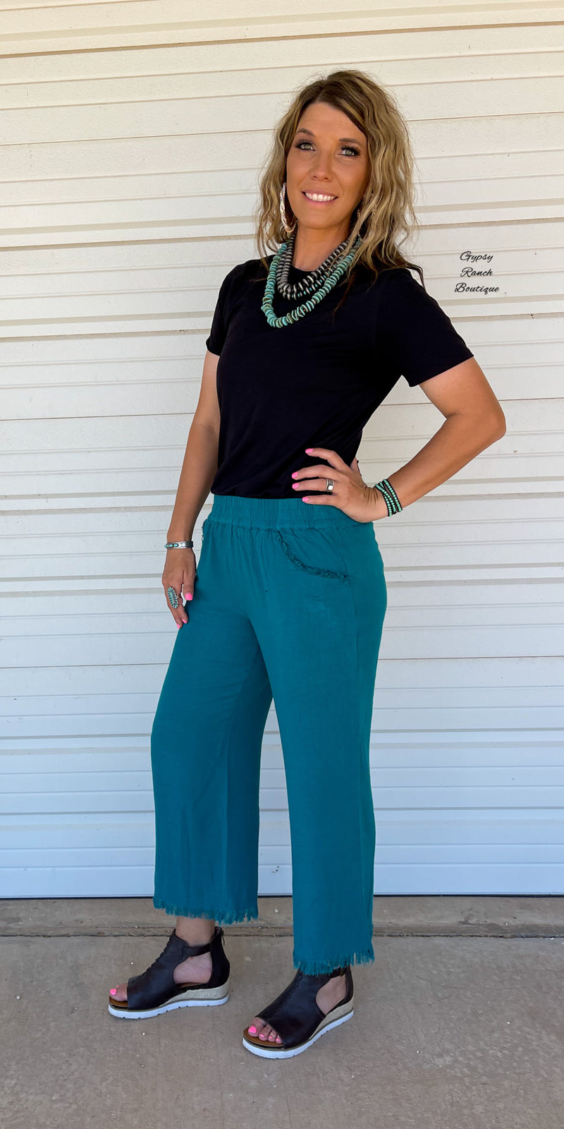 My Favorite Teal Pants - Also in Plus Size