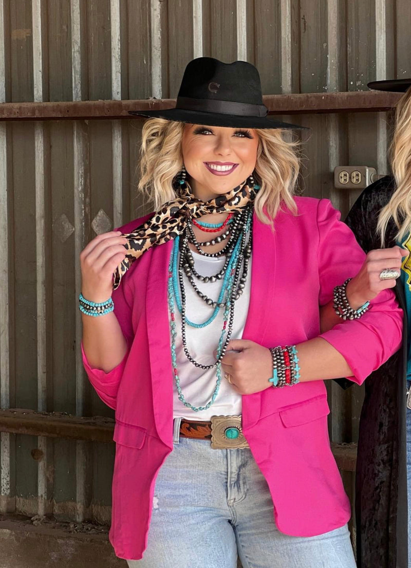 Bristen Pink Blazer