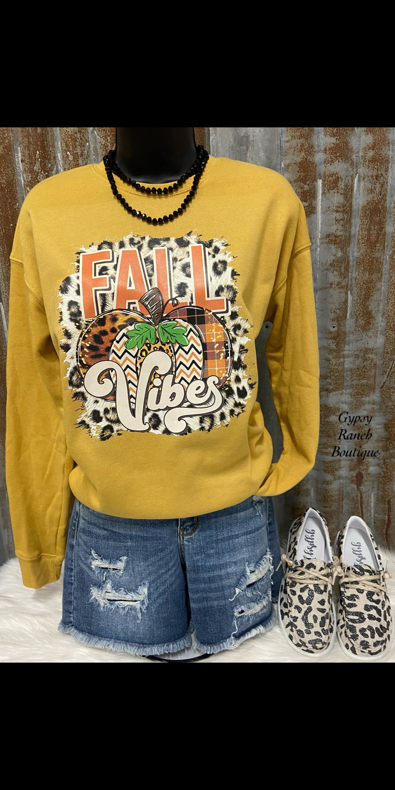 Fall Vibes Sweatshirt - Also in Plus Size
