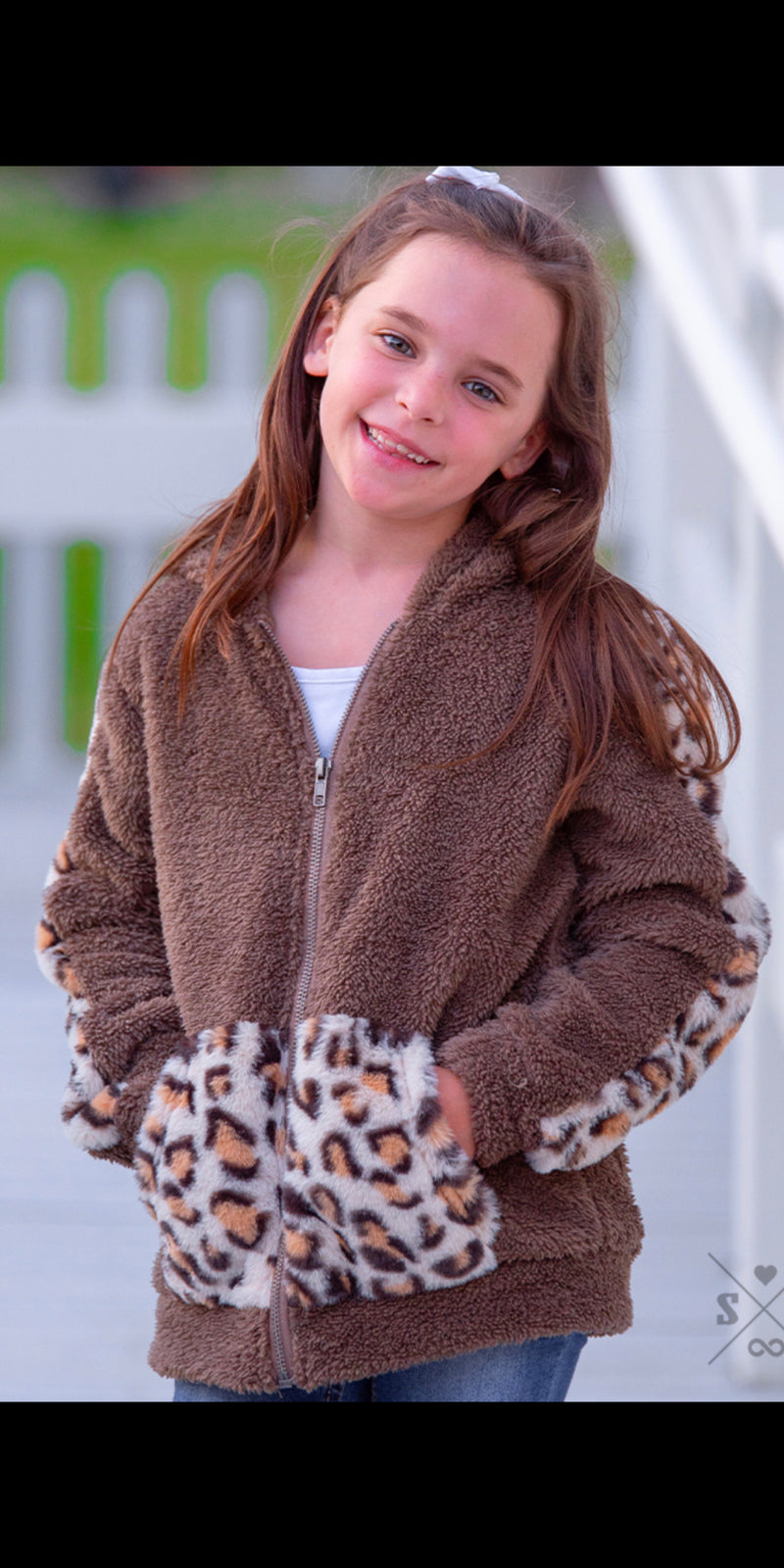 Kids Walk the Line Leopard Jacket