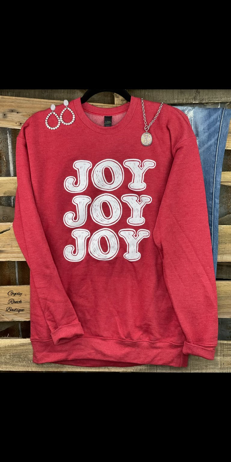 Joy Joy Joy Sweatshirt - Also in Plus Size