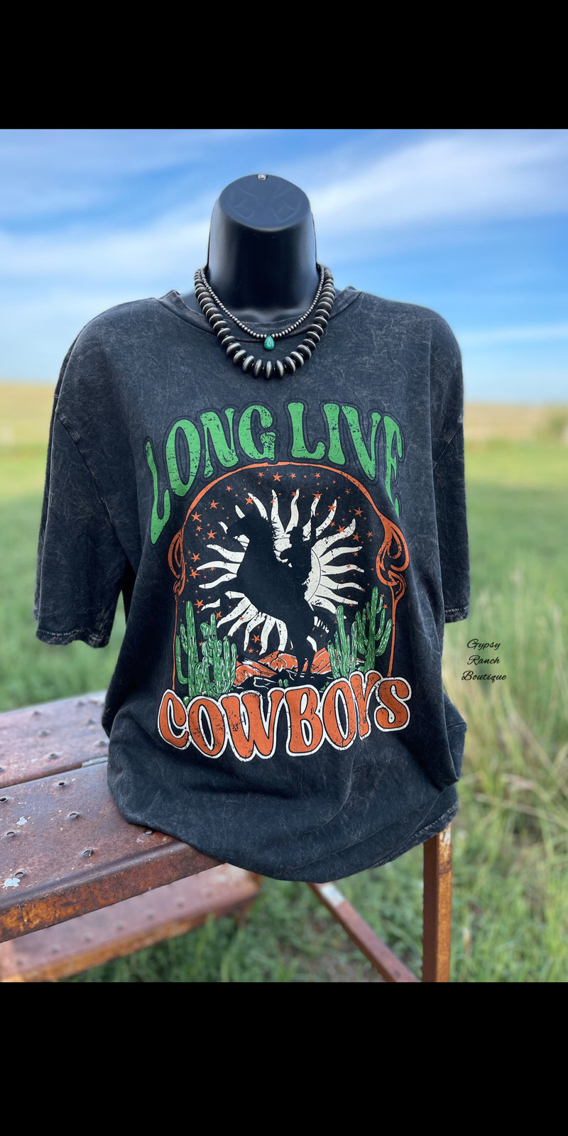 Long Live Cowboys Top - Also in Plus Size