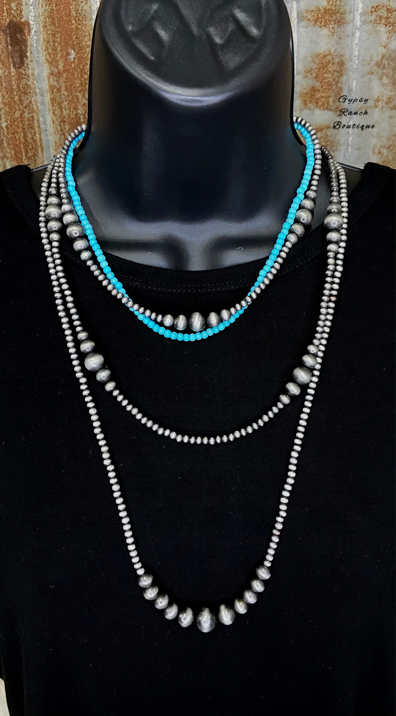 Hamilton Turquoise Navajo Pearl Necklace