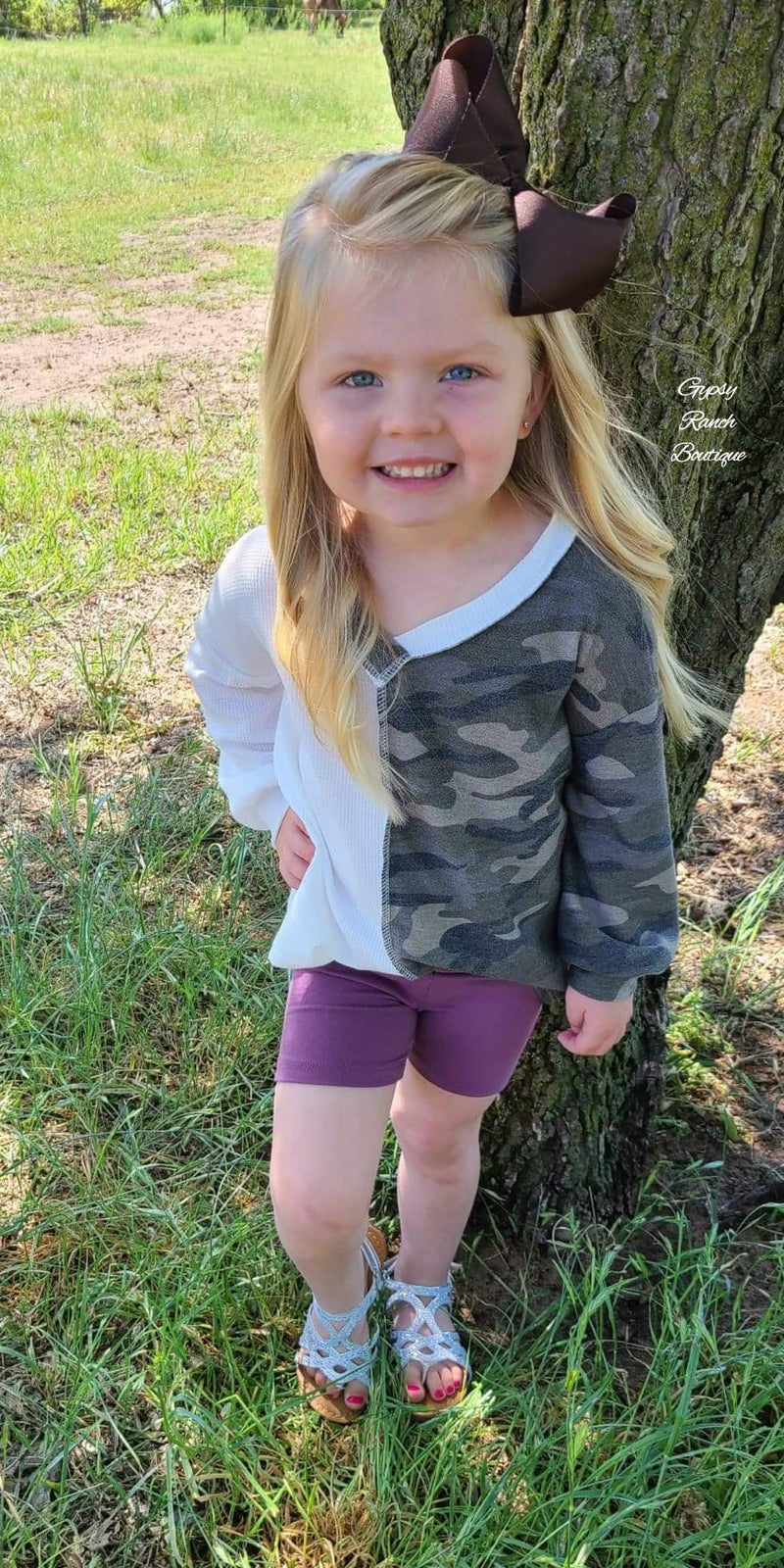 Clayton Camo Kids Top