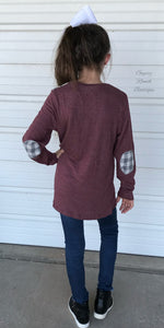 Kids Heidi Buffalo Plaid Top