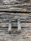 Westward Way Turquoise & Silver Earrings