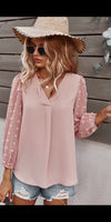 Windham Lane Dusty Pink Top - Also in Plus Size