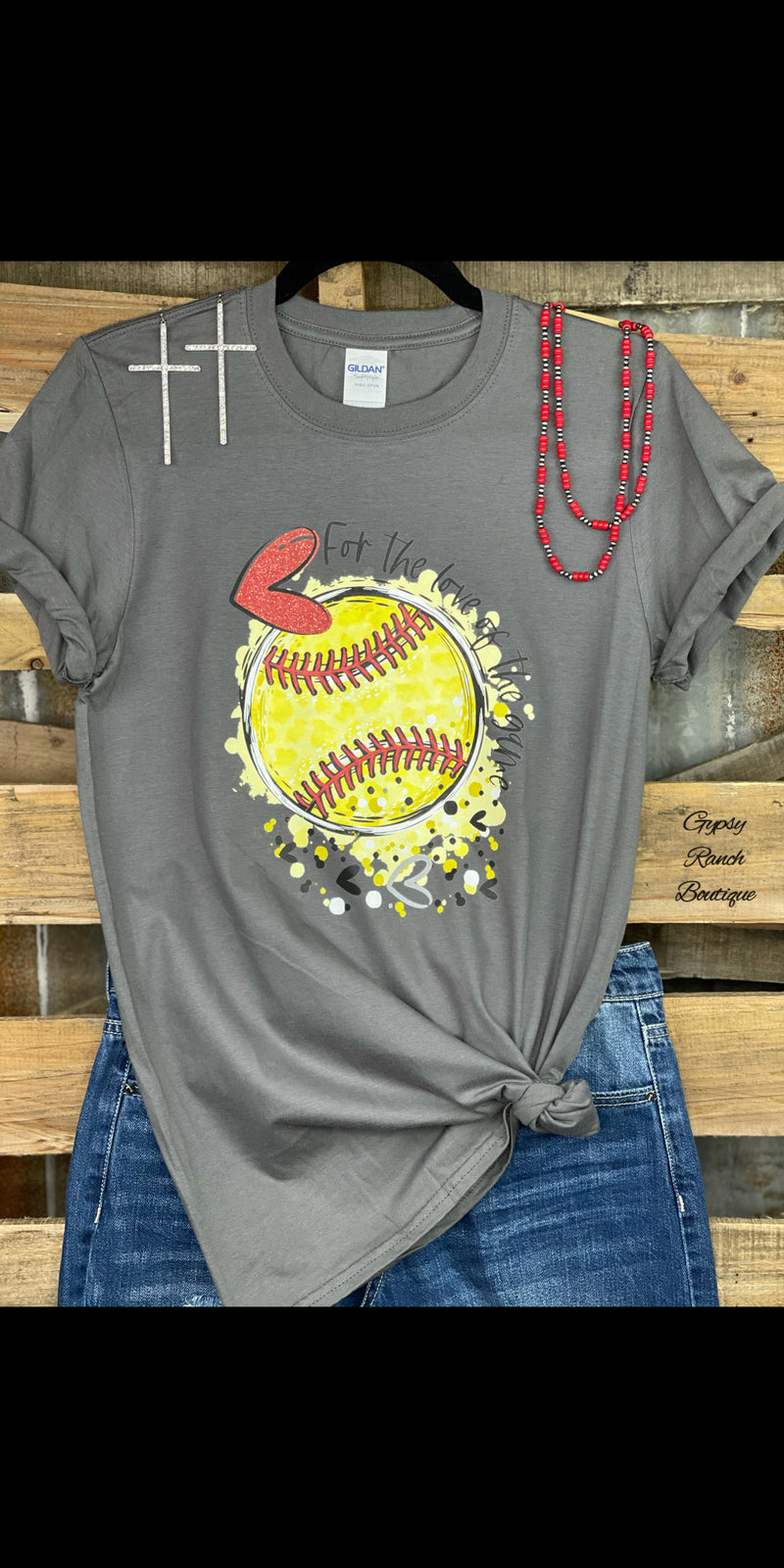 For The Love of The Game Softball Top - Also in Plus Size