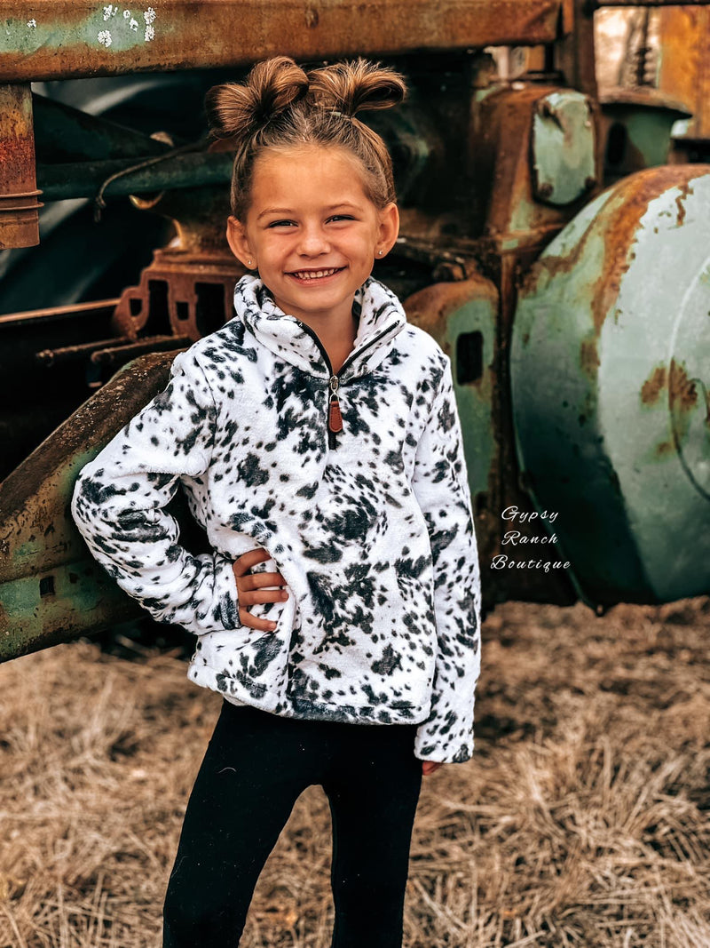 Kids Porter Cowhide Pullover Top