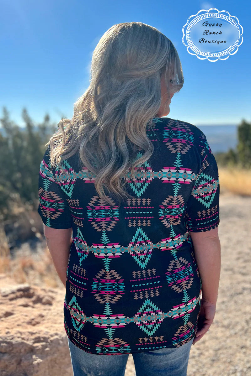 Dawson Creek Aztec Top - Also in Plus Size