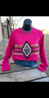 Trail Dusk Embroidered Pullover - Also in Plus Size