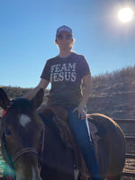 Team Jesus in Camo Top - Also in Plus Size