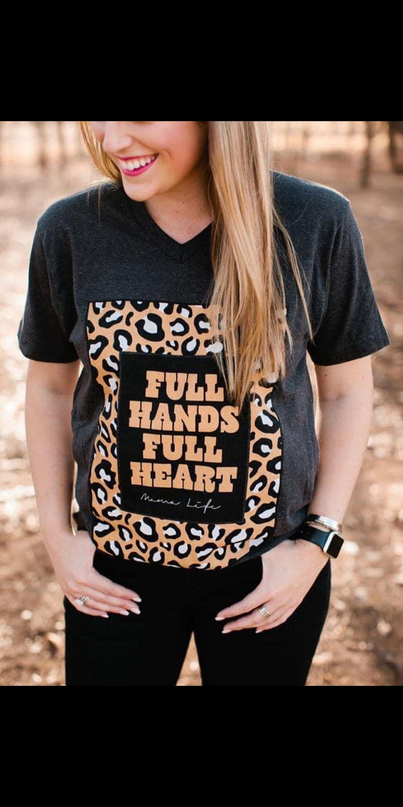 Full Hands Full Heart Mama Life Top - Also in Plus Size