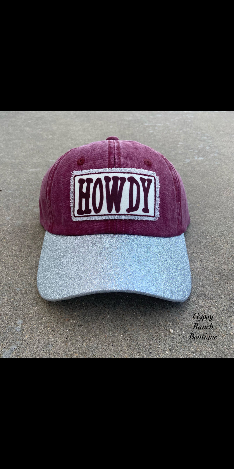 Howdy Glitter Cap