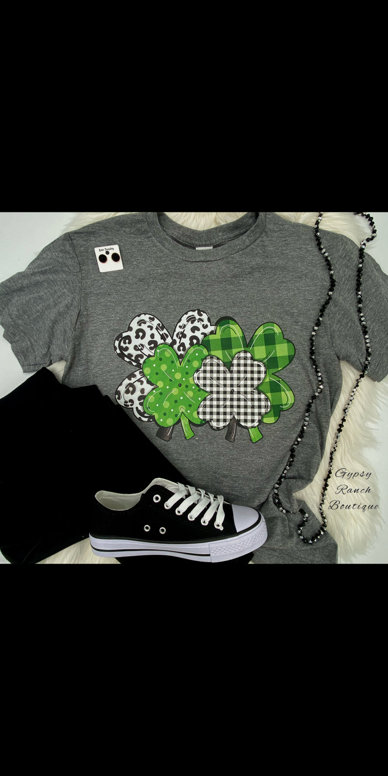 Lucky Shamrocks Top - Also in Plus Size