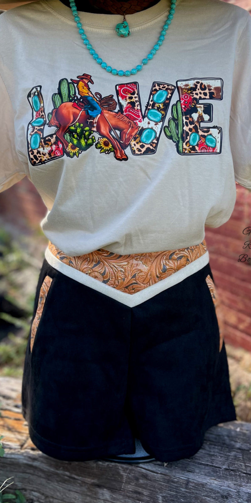 Take Me To Texas Shorts - Also in Plus Size