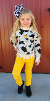 Lonesome Dove Cow Print Sweater