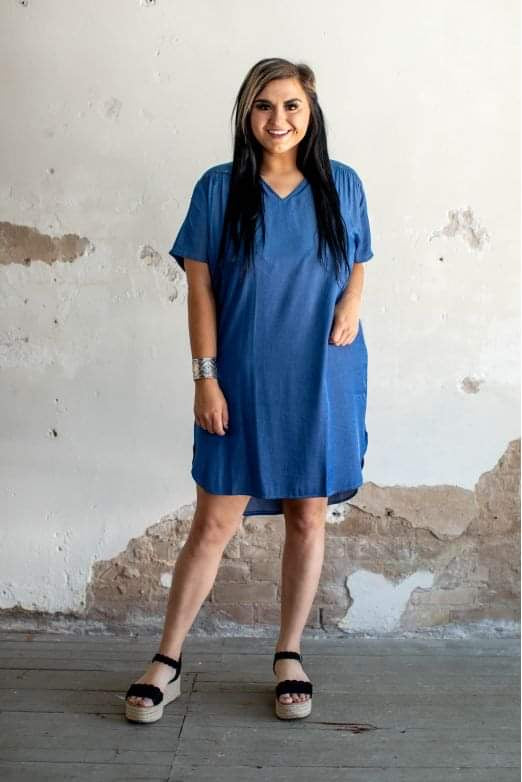 Dirt Road Diva Denim Tunic Dress