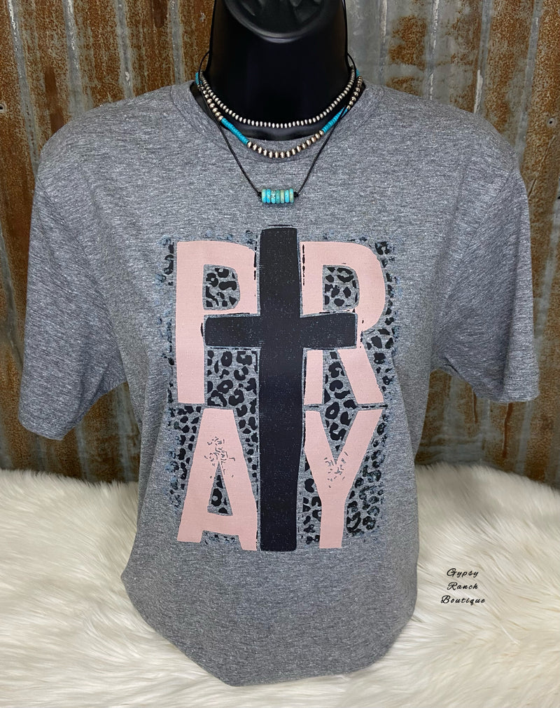 PRAY at the Cross Top - Also in Plus Size